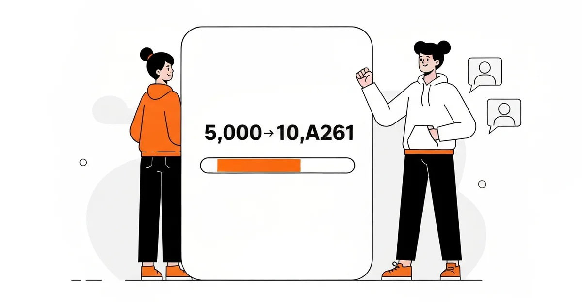 How to Grow from 5K to 10K Followers on TikTok (The CRP Eligibility Guide) — hero illustration